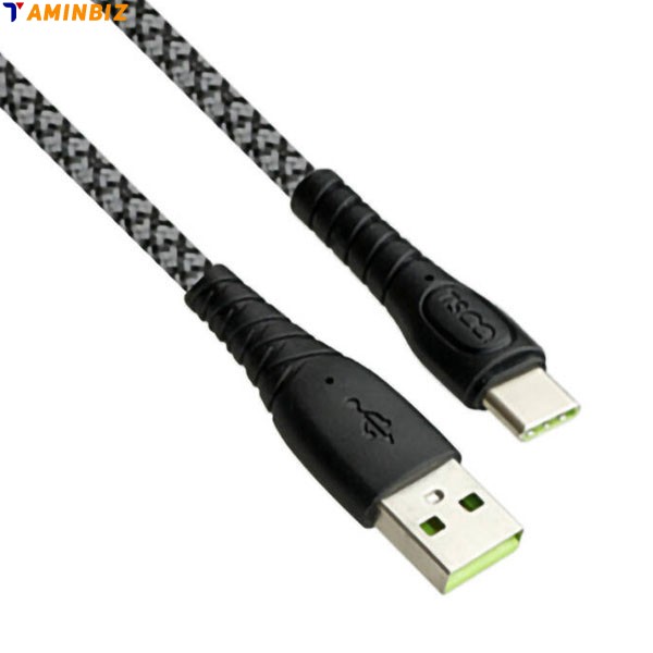 کابل تبدیل USB به USB-C تسکو مدل TCC206 طول 1 متر